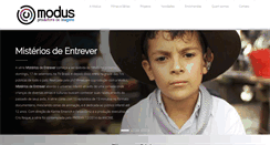 Desktop Screenshot of modusprodutora.com.br